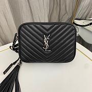 Saint Laurent Black Silver Bag 1446YS Size 23x16x6cm - 2