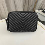 Saint Laurent Black Silver Bag 1446YS Size 23x16x6cm - 3