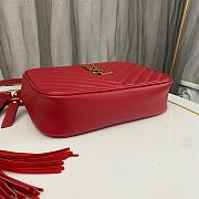 Saint Laurent Red Bag 1446YS Size 23x16x6cm - 6