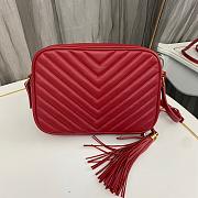 Saint Laurent Red Bag 1446YS Size 23x16x6cm - 3