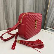 Saint Laurent Red Bag 1446YS Size 23x16x6cm - 4