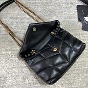 YSL Bags Loulou Gold Black 1429YS Size 23x15x8cm - 4