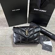 YSL Bags Loulou Gold Black 1429YS Size 23x15x8cm - 2