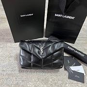 YSL Bags Loulou Silver Black 1429YS Size 23x15x8cm - 2