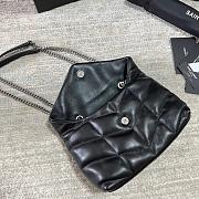 YSL Bags Loulou Silver Black 1429YS Size 23x15x8cm - 4