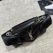 YSL Bags Loulou Silver Black 1429YS Size 23x15x8cm - 5