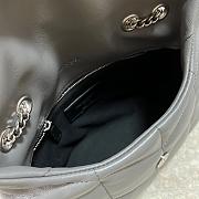 YSL Bags Loulou Silver Grey 1429YS Size 23x15x8cm - 4
