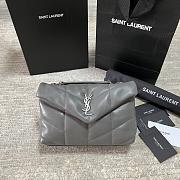 YSL Bags Loulou Silver Grey 1429YS Size 23x15x8cm - 6