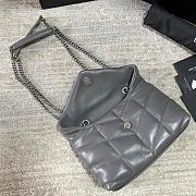 YSL Bags Loulou Silver Grey 1429YS Size 23x15x8cm - 5