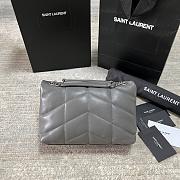 YSL Bags Loulou Silver Grey 1429YS Size 23x15x8cm - 2