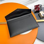 YSL Clutch Gold Black Grained Leather Size 27x16x2cm - 6