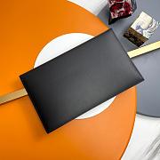 YSL Clutch Gold Black Grained Leather Size 27x16x2cm - 3