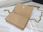 YSL Matte Beige Leather Kate Tassel Size 20x17x6cm - 6