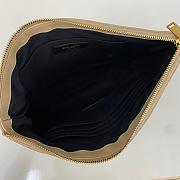 YSL Monogram Wristlet Clutch Beige Size 30x2x21cm - 6