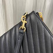 YSL Monogram Wristlet Clutch Gold Black Size 30x2x21cm - 2