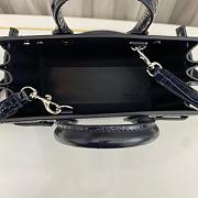 YSL SAC DE JOUR Croco Black 1456YS Size 22x18x10cm - 6