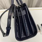 YSL SAC DE JOUR Croco Black 1456YS Size 22x18x10cm - 5