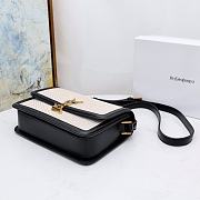 YSL Solferino Canvas Black Size 23×16×7cm - 6