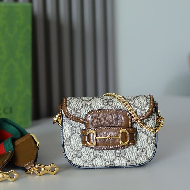 Gucci Saddle Bag Size 12x9x4cm - 1