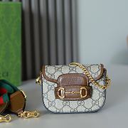 Gucci Saddle Bag Size 12x9x4cm - 5