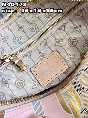 LV Speedy Bandoulière 25 Damier Azur Size 25x19x15cm - 6