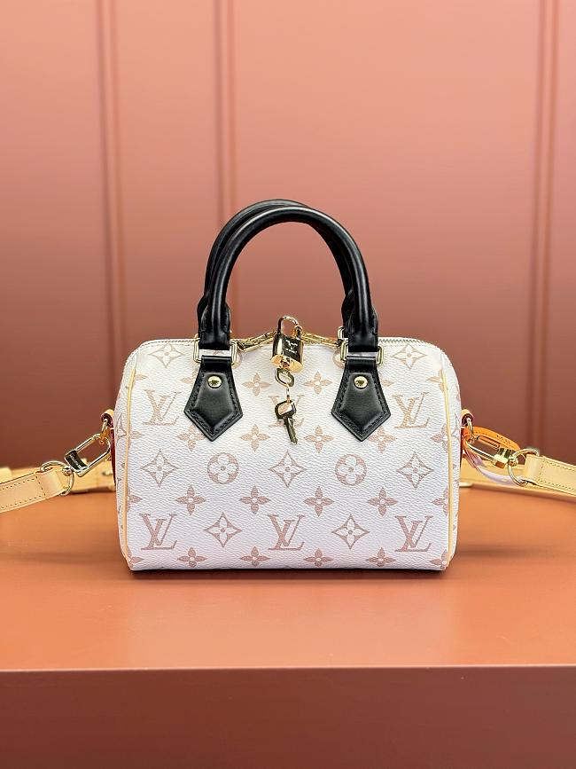 LV Speedy Bandoulière Dune Size 20x13x12cm - 1