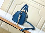 LV Speedy Bandoulière Monogram 20 Blue Size 20x13x12cm - 6