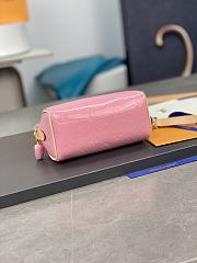 LV Speedy Pink Patent Leather Size 16x19x7cm - 3