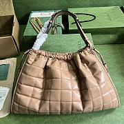 Gucci Deco Tote Bag Beige Size 43x28x8CM - 4