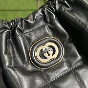 Gucci Deco Tote Bag Black Size 43x28x8CM - 4
