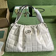 Gucci Deco Tote Bag White Size 43x28x8CM - 4