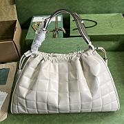 Gucci Deco Tote Bag White Size 43x28x8CM - 2