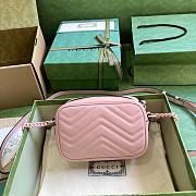 GG MARMONT MINI PINK BAG 634936 Size 18x12x6CM - 6