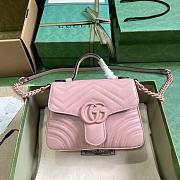 Gucci MARMONT MINI PINK BAG 702563 Size 21x15x8CM - 1