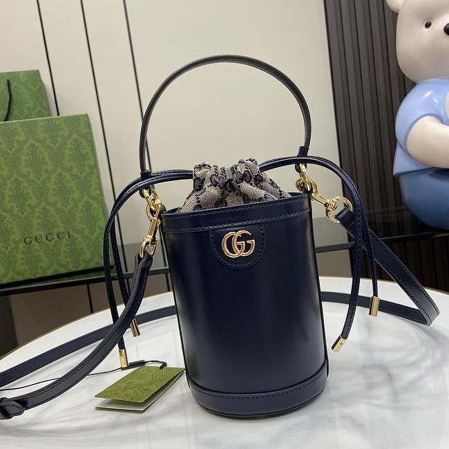 GG OPHIDIA BUCKET BAG 760201 Size 11x23x8CM - 1