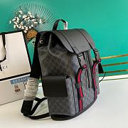 Gucci Backpack Supreme Black Grey Size 34x42cmx16cm - 5