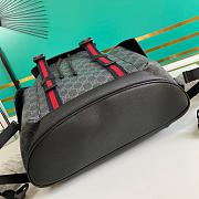 Gucci Backpack Supreme Black Grey Size 34x42cmx16cm - 3