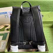 Gucci Backpack with Interlocking Black Size 43x26x18cm - 6