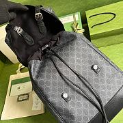 Gucci Backpack with Interlocking Black Size 43x26x18cm - 2