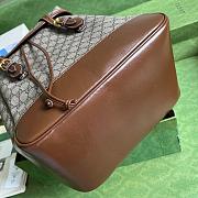 Gucci Backpack with Interlocking Brown Size 43x26x18cm - 2
