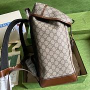 Gucci Backpack with Interlocking Brown Size 43x26x18cm - 3