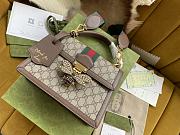 Gucci Bag in Brown with Bee-Lock Monogram Size 25x17x13CM - 4