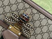 Gucci Bag in Brown with Bee-Lock Monogram Size 25x17x13CM - 3