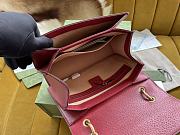 Gucci Bag in Red with Bee-Lock Monogram Size 25x17x13CM - 6