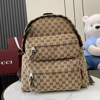 GUCCI BEIGE BACKPACK LOGO 800265 Size 40x36x23cm