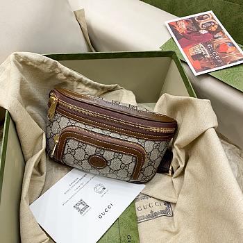 Gucci Belt Bag GG Supreme Ebony Size 24x13x5CM