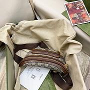 Gucci Belt Bag GG Supreme Ebony Size 24x13x5CM - 6