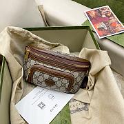 Gucci Belt Bag GG Supreme Ebony Size 24x13x5CM - 3