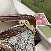 Gucci Belt Bag GG Supreme Ebony Size 24x13x5CM - 5