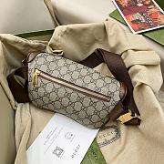 Gucci Belt Bag GG Supreme Ebony Size 24x13x5CM - 2